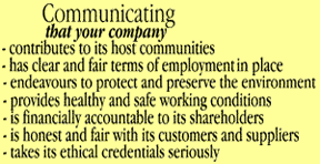 Communicating corporate social responsibility