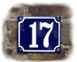 No. 17 house sign
